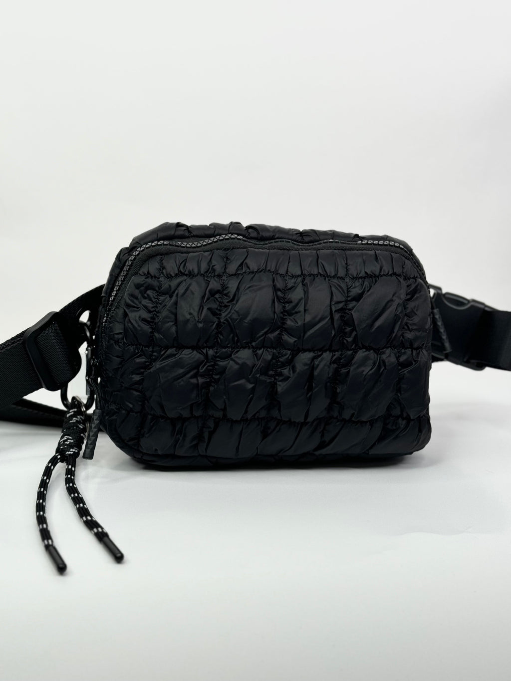 Puff Iris Crossbody Bag (1140-21#) - Adjustable Strap and Zipper Closure - By Iris & Rainbow
