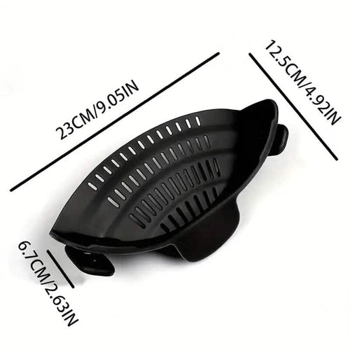 Adjustable Clip-On Strainer for Pots and Pans